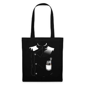 Funny Chef Cook Costume For Halloween - Tote Bag - black - Front