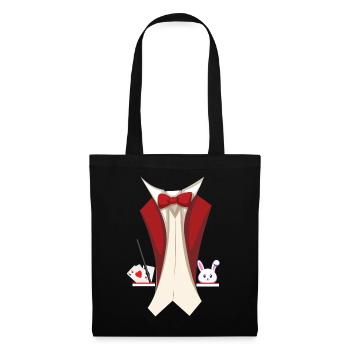 Funny Magician Magic Costume For Halloween - Tote Bag - black - Front