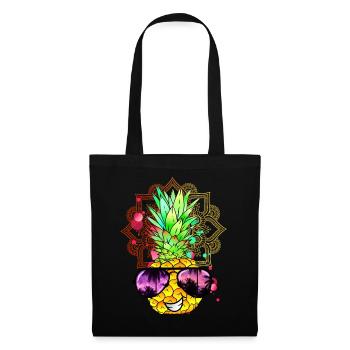 Pineapple Mandala - Tote Bag - black - Front