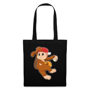 Gant de baseball Monkey - Sac en tissu - noir - Devant