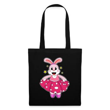 Bunny Ballerina Ballet Dance - Tote Bag - black - Front
