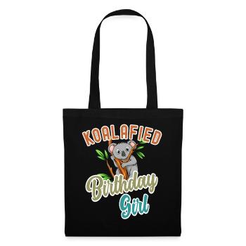 Koalafied Birthday Girls Qualified Pun Cute and Fu - Tote Bag - black - Front