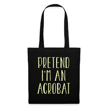 Drôle de faire semblant que je suis acrobate Costume pour Halloween - Sac en tissu - noir - Devant