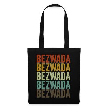 Bezwada India Rétro Vintage - Sac en tissu - noir - Devant