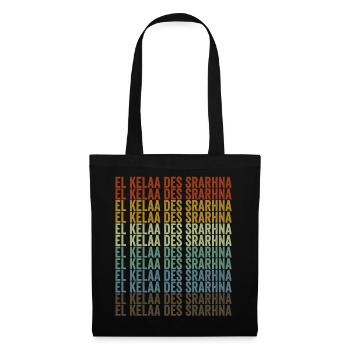 El Kelaa de Srarhna Maroc Rétro Vintage - Sac en tissu - noir - Devant