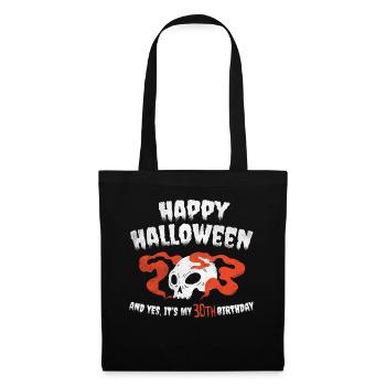 Horreur effrayante Age 30 ans Naissance Naissance Naissance Halloween - Sac en tissu - noir - Devant