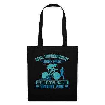 Triathletes Aren't Born They're Made - Tote Bag - black - Front