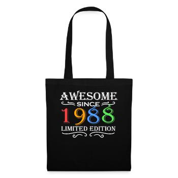 1988 - Born 1988 - Tote Bag - black - Front