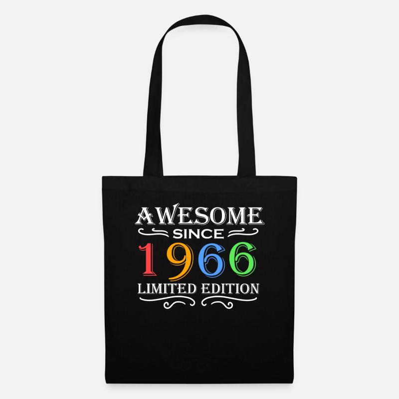 1966 - Born 1966 - Tote Bag - black