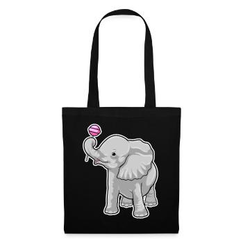 Elephant lollipops - Tote Bag - black - Front