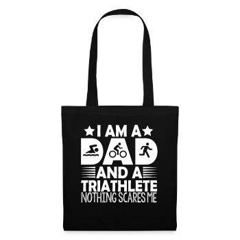 I'm A Dad And A Triathlete Nothing - Tote Bag - black - Front