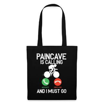 Paincave Is Calling And I Must Triathlon - Tote Bag - black - Front