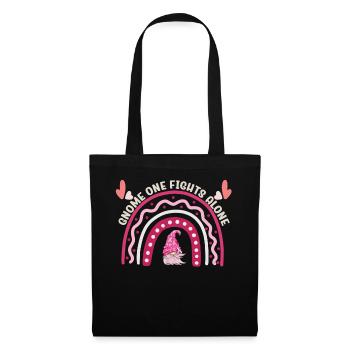 Gnome One Fights Alone Breast Cancer - Tote Bag - black - Front