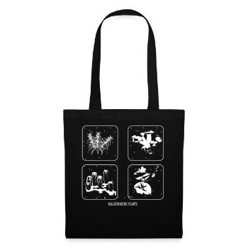 Occult Art Goblincore Plants Gothic Halloween - Stoffbeutel - Schwarz - Vorne