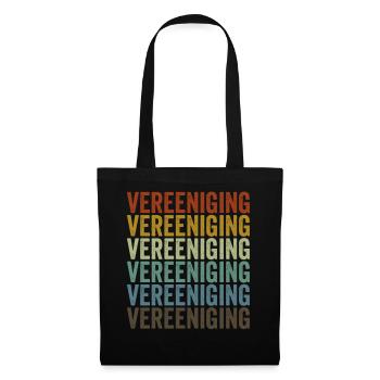 Vereeniging Afrique du Sud Retro Vintage - Sac en tissu - noir - Devant