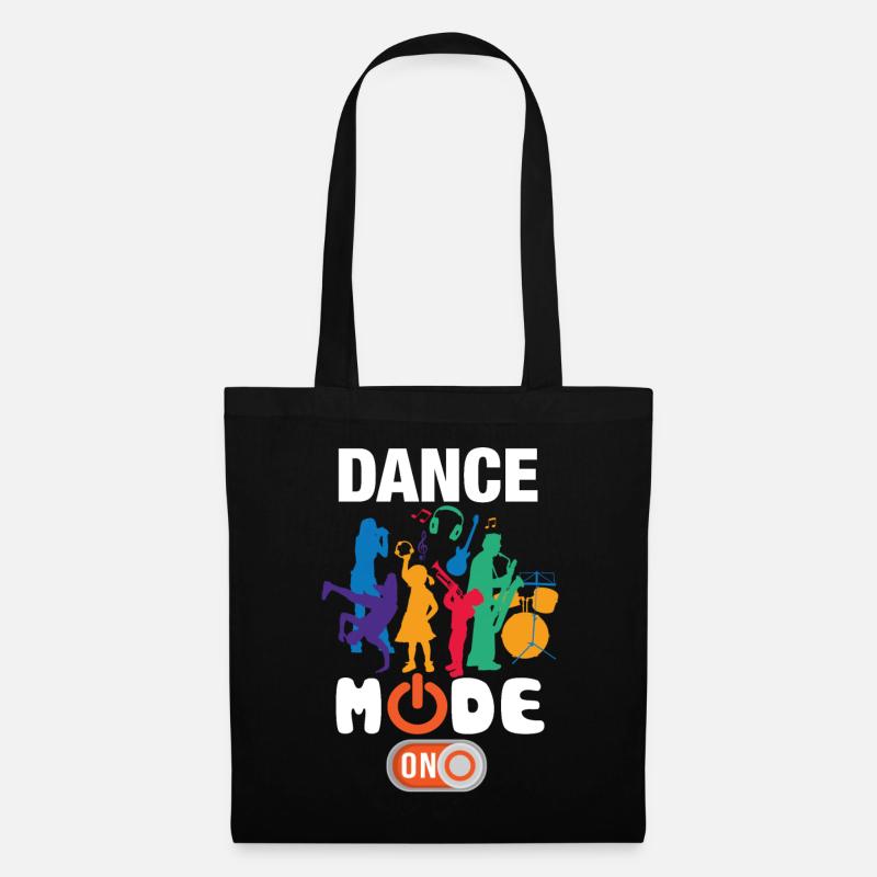 Drôle de mode de danse activé - Sac en tissu - noir