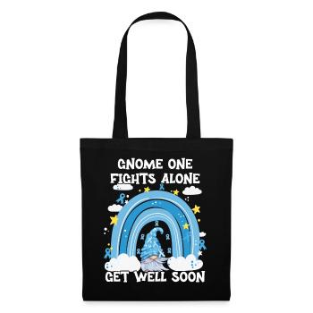 Gnome One Fights Alone Prostate Cancer - Tote Bag - black - Front