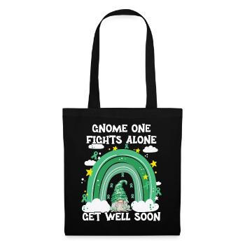 Gnome One Fights Alone Liver Cancer - Tote Bag - black - Front