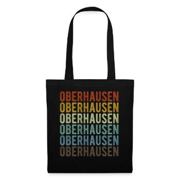 Oberhausen City Retro Vintage - Tote Bag - black - Front