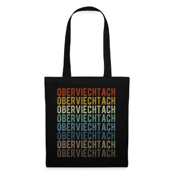 Oberviechtach City Retro Vintage - Sac en tissu - noir - Devant