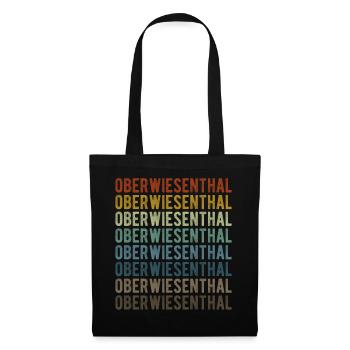 Oberwiesenthal City Retro Vintage - Sac en tissu - noir - Devant
