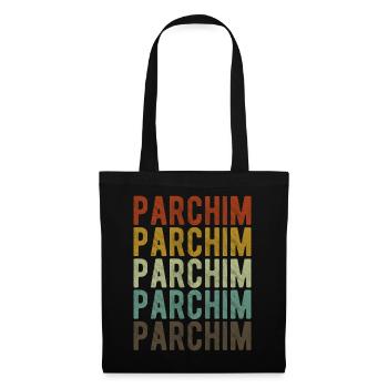Parchim City Rétro Vintage - Sac en tissu - noir - Devant