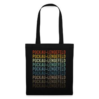 Pockau-Lengefeld City Rétro Vintage - Sac en tissu - noir - Devant