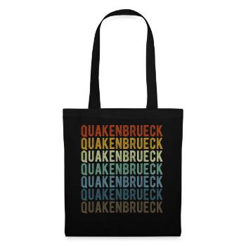 Quakenbrueck City Retro Vintage - Sac en tissu - noir - Devant