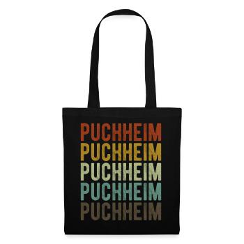 Puchheim City Retro Vintage - Tote Bag - black - Front