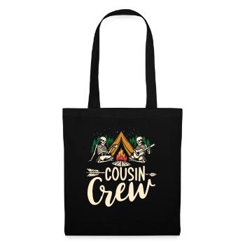 Cousin crew - Stoffbeutel - Schwarz - Vorne