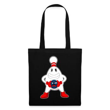 Bowling Bowling Ball Pin - Tote Bag - black - Front