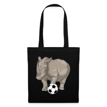 Rhino Football Player Football - Tote Bag - black - Front