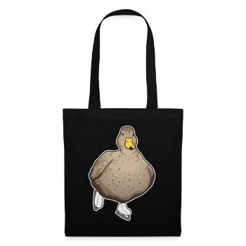 Patins à glace de canard - Sac en tissu - noir - Devant