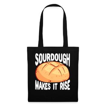 Drôle de boulanger - Sac en tissu - noir - Devant