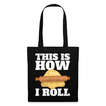 Funny bread baker - Tote Bag - black - Front