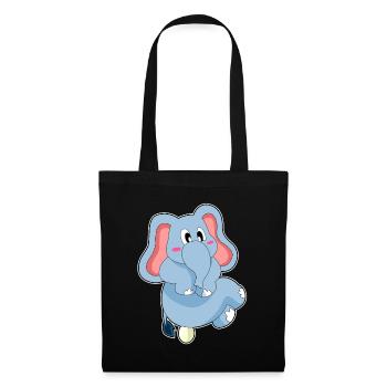 Oeuf d’éléphant - Sac en tissu - noir - Devant