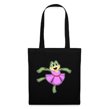 Frog Ballerina Ballet Dance - Tote Bag - black - Front