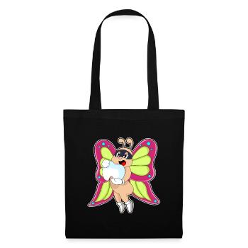 Dent Papillon - Sac en tissu - noir - Devant