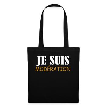 I Am Moderation Drink In Moderation Humor Beer - Stoffbeutel - Schwarz - Vorne