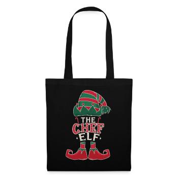 Elf German Boss December Love Elf Christmas - Stoffbeutel - Schwarz - Vorne