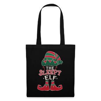 Elf Sleepy December Love Elf Christmas - Tote Bag - black - Front
