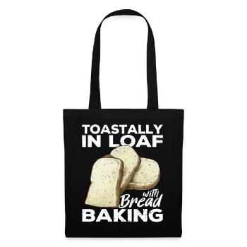 Funny bread baker - Tote Bag - black - Front