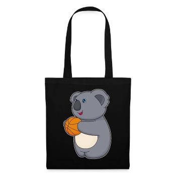 Koala Basketball Player Basketball - Tote Bag - black - Front