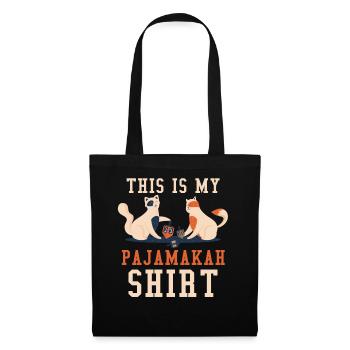 Cats Jewish Christmas Jew Festival My Hanukkah - Tote Bag - black - Front
