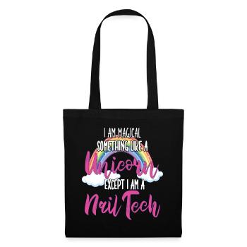 Je suis un peu une technicienne ongulaire magique - Sac en tissu - noir - Devant