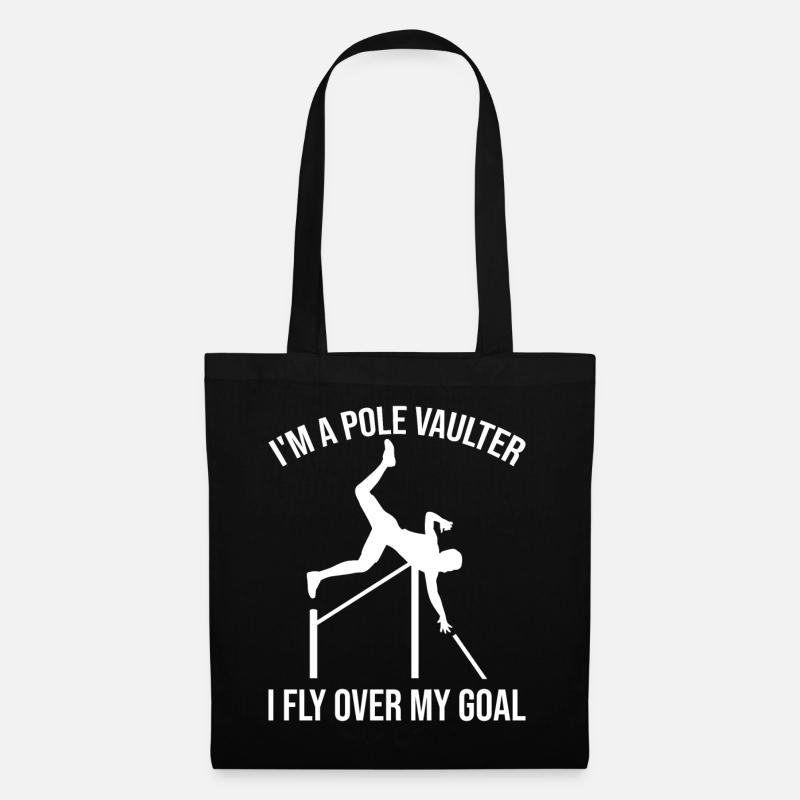 Fun pole vault - Tote Bag - black