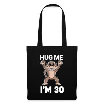 30 birthday - 30 years - hug - Tote Bag - black - Front