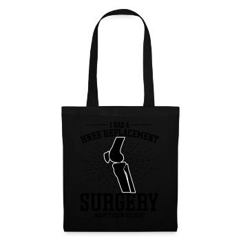 Knee replacement - Tote Bag - black - Front