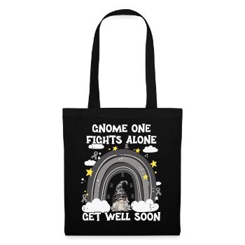 Gnome One fights skin cancer alone - Tote Bag - black - Front