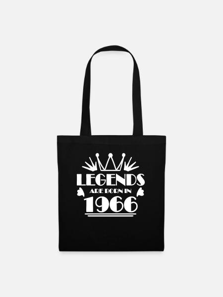 1966 - Born 1966 - Tote Bag - black
